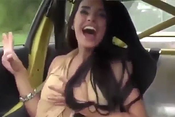 get in the car tits