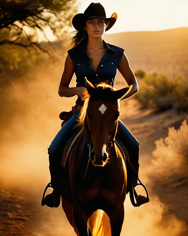 david keune add hot cowgirl ride photo