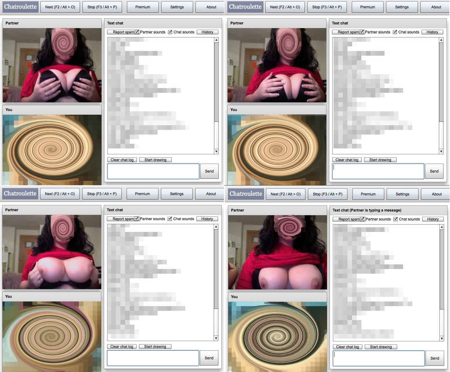 dennise brunner recommends huge boobs chatroulette pic