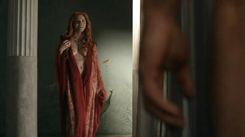 arthur barr add lucy lawless naked spartacus photo