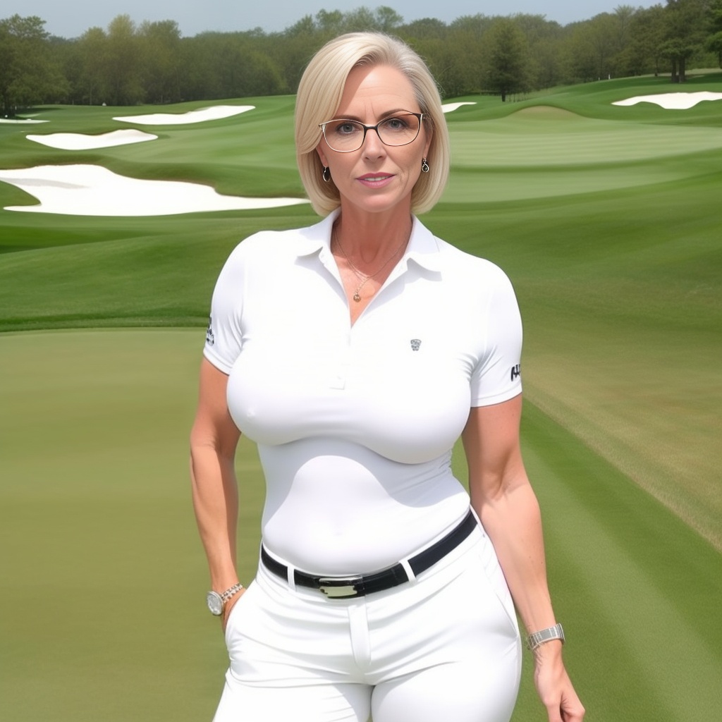 milf golfing