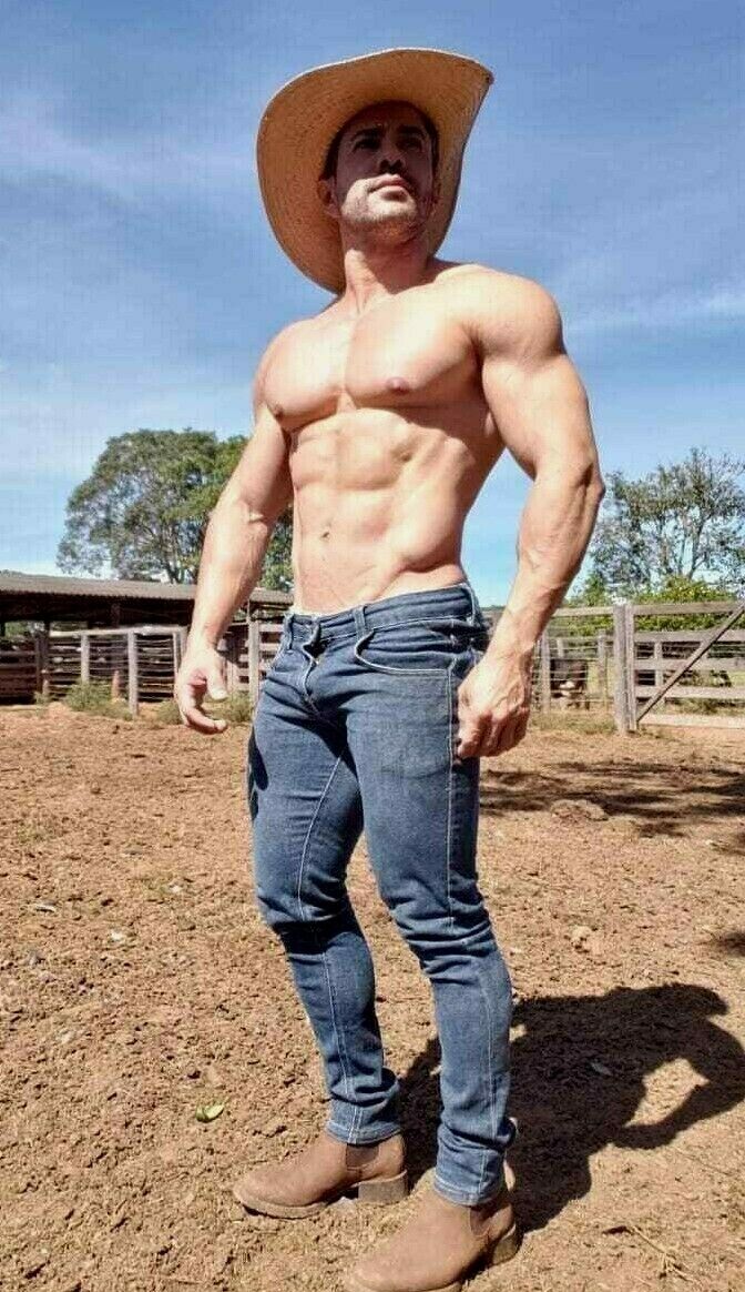 blake sicard add photo muscular cowboy