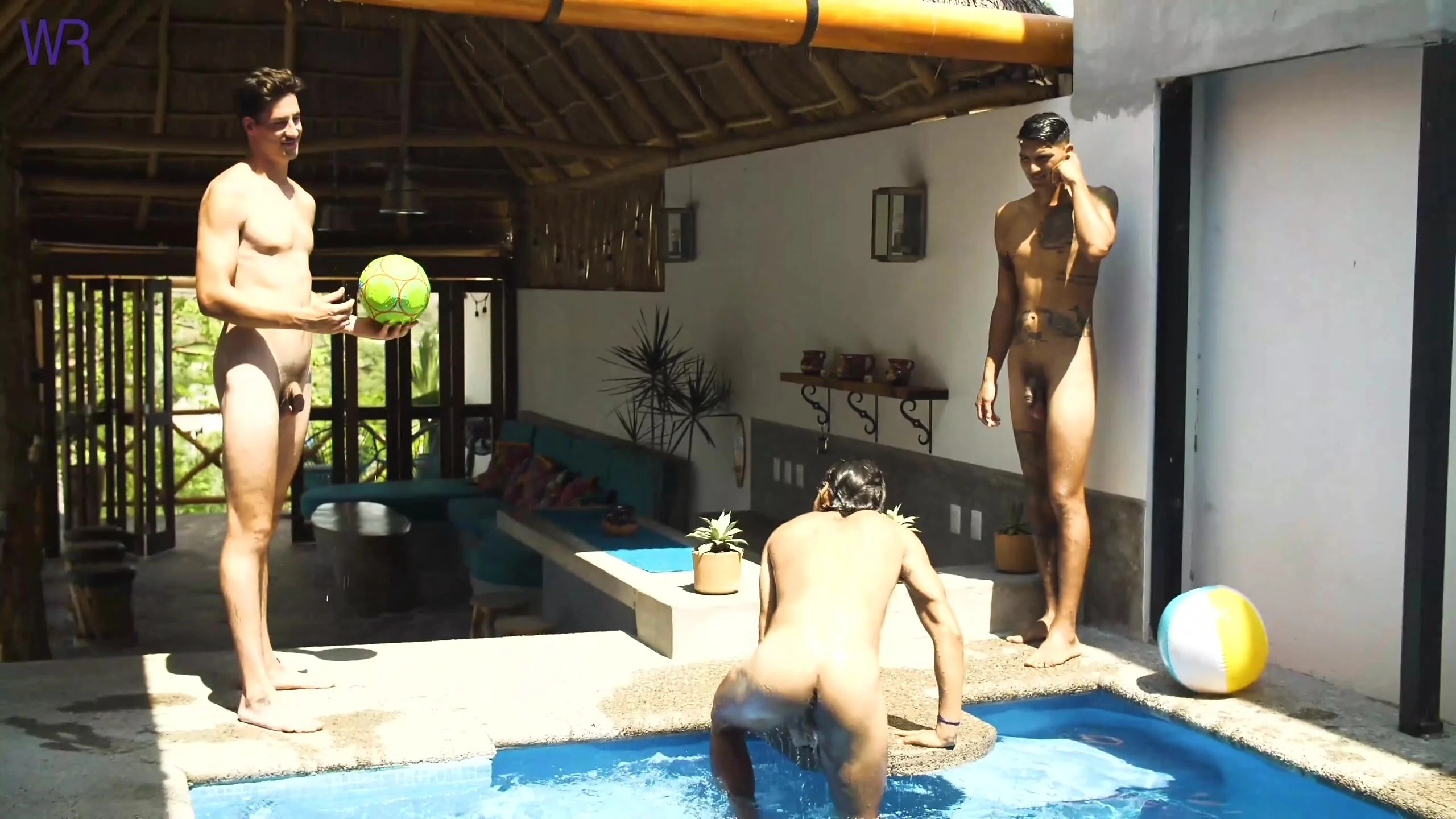 Naked At The Pool Video mexican granny