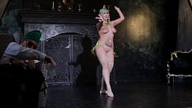 naked belly dance