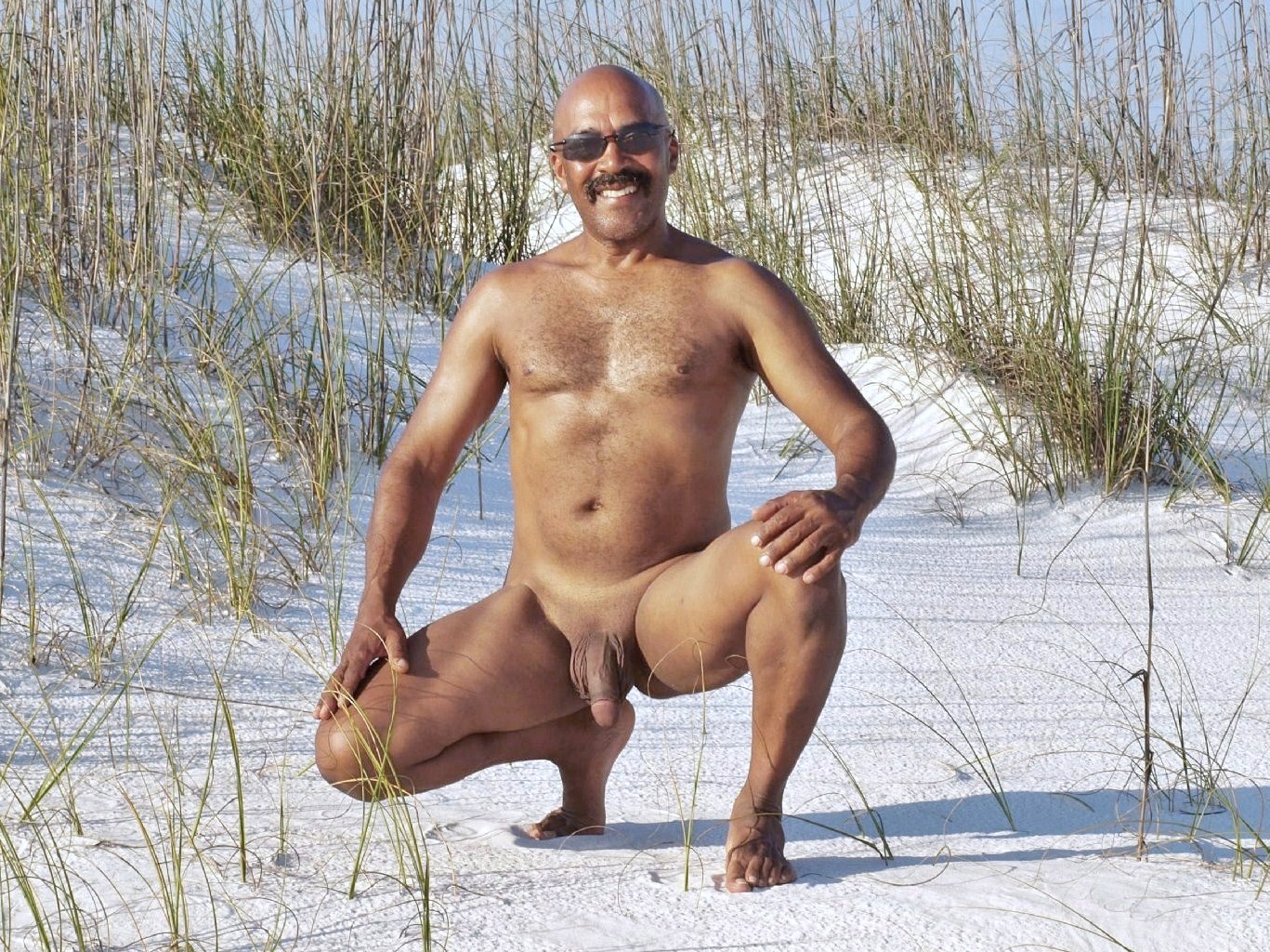 naked black mature men