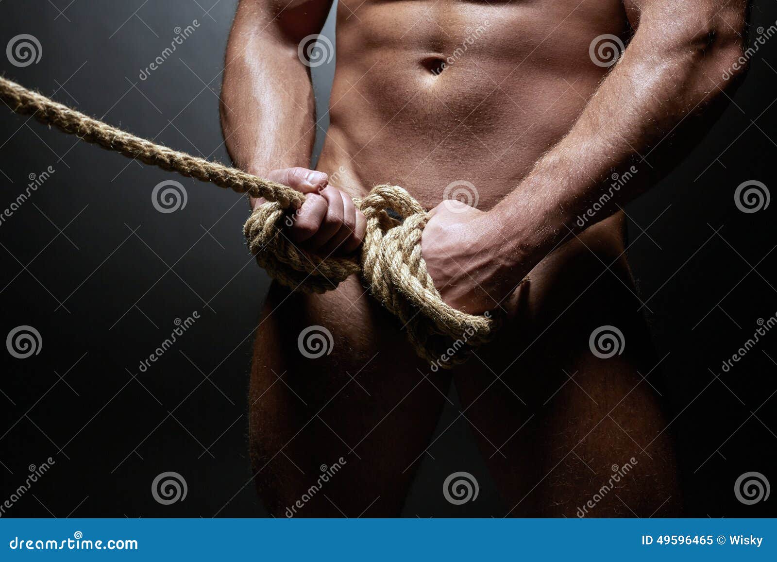 naked men tied up