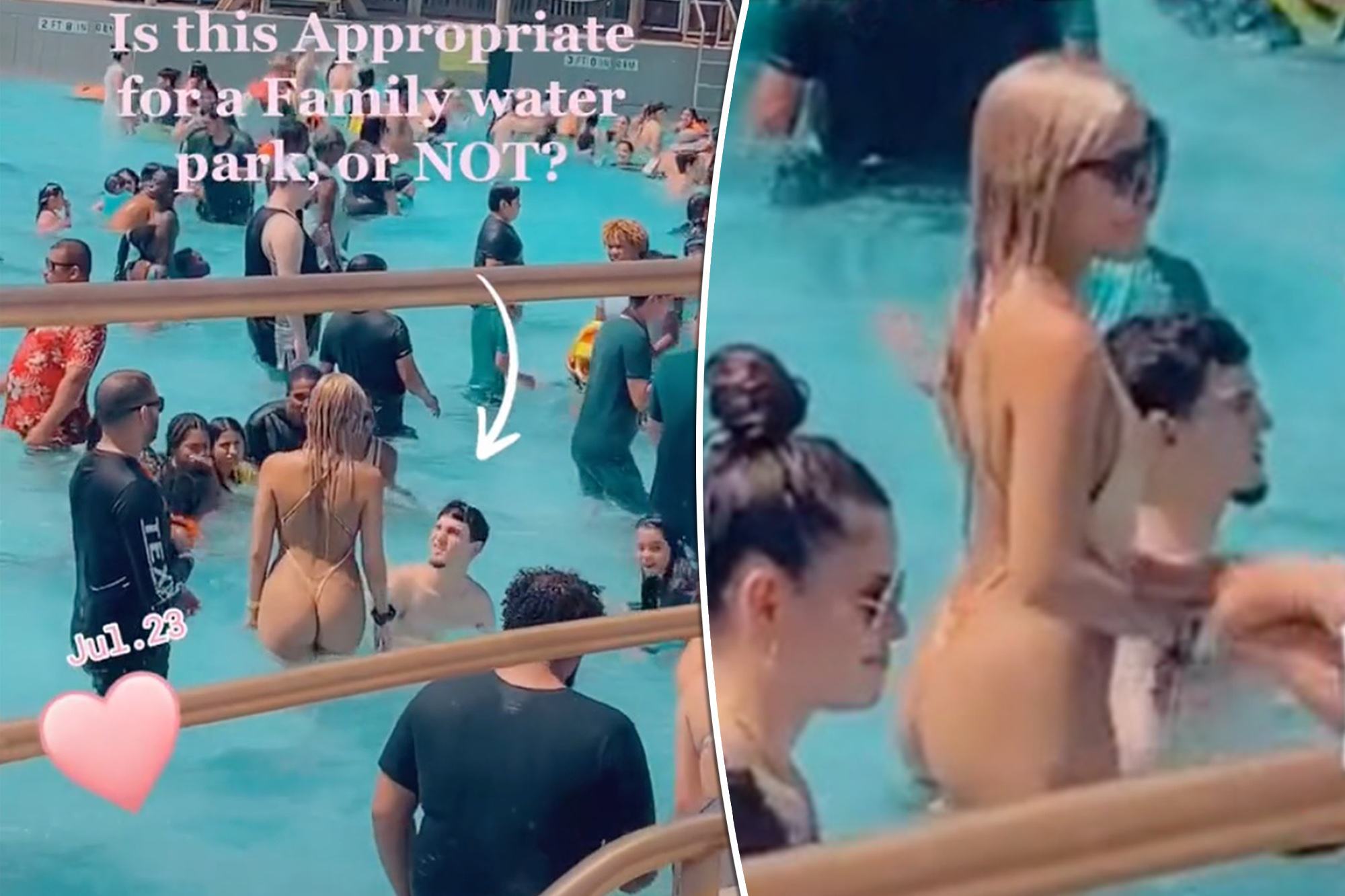 amy akridge recommends nude at waterpark pic