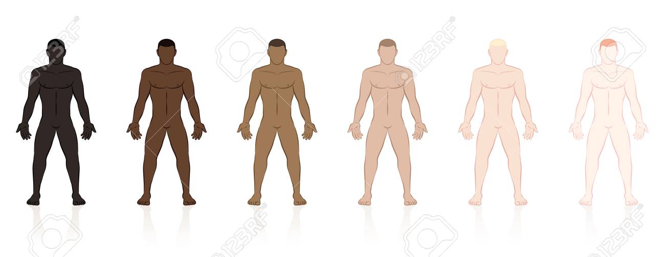 nude men of color