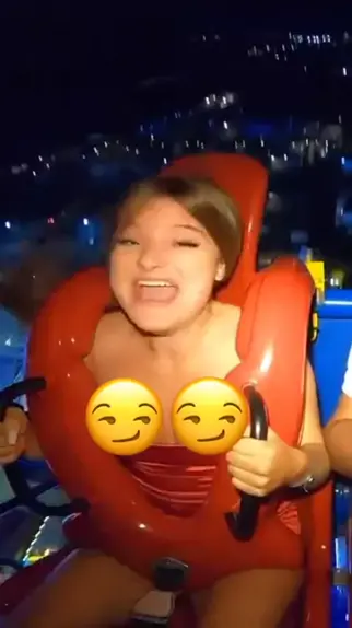 Best of Slingshot ride boobs out