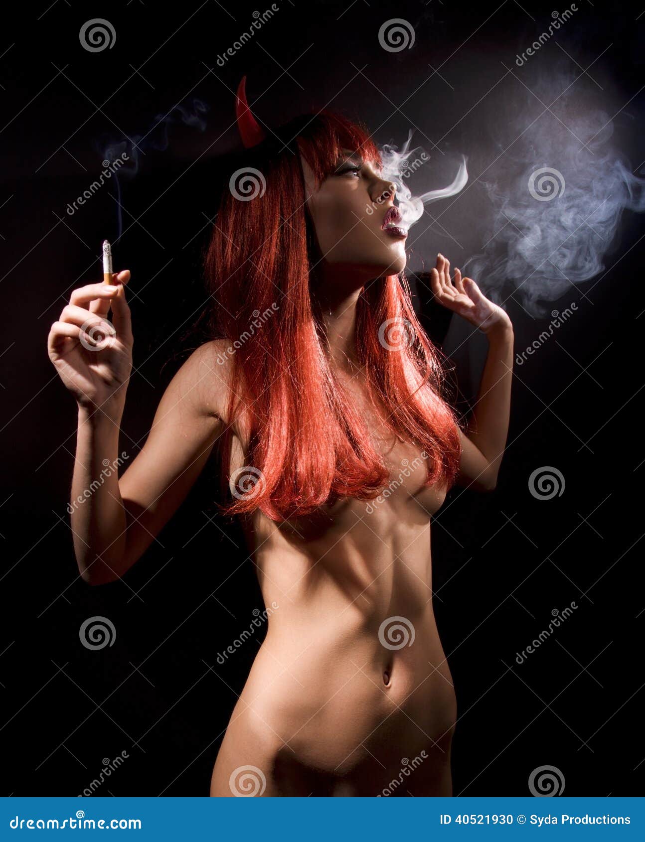 Best of Smoking naked