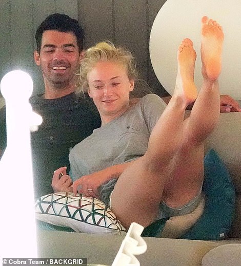 Sophie Turner Feet gag throat