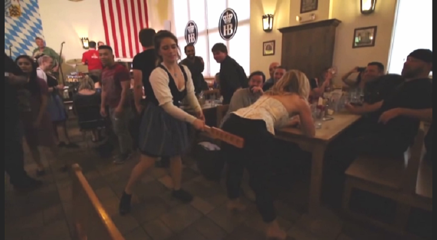 spanking party video