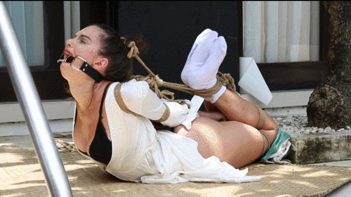 Tight Hogtie Bondage winstead boobs