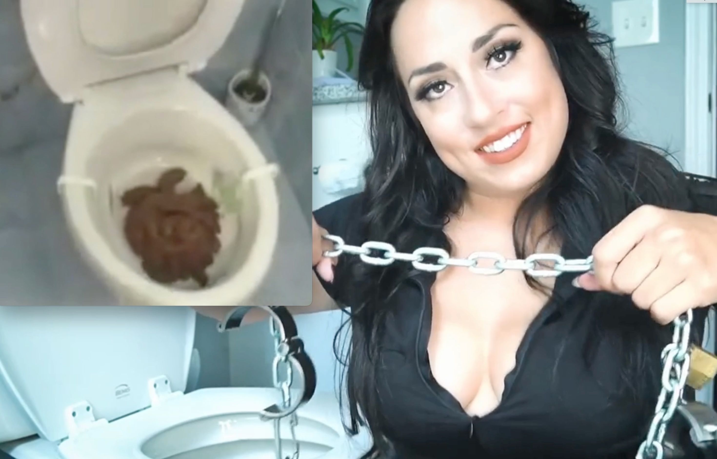 courtney reimolds recommends toilet slave pov pic